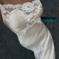 Girlhomeshops – Hellrosa, sexy, elegantes Spitzenkleid mit langem Schlitz, Ballkleid, Partykleid gh5506