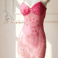 Women Pink Gradient Mermaid Evening Gown Twist Sweetheart Neck Hand-Beaded Tulle Long Formal Dress for Prom gh9564
