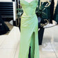 Pink/green/blue Gorgeous Shiny Exquisite Beaded Long Slit Elegant Sexy Prom Dress Evening Dress Party Dress gh3231