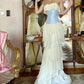 White Vintage Fashion A-line Off-shoulder Long Chiffon tulle Tiered Ruffle Ball Gown Evening Dress Party Dress Prom Dress gh3658