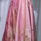 ✨Girlhomeshops-Spaghetti Strap Pink Gold Beaded Two Piece A-Line Long Prom Evening Gown gh10041