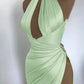 Burgundy Elegant Off-the-shoulder High Neck Exquisite Beading Long Sexy Slit Ball Gown Evening Gown Party Dress gh3426