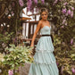White fashion tube top elegant long floor-length layered tulle ball gown evening dress gh3364