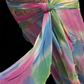 ✨Girlhomeshops-Rainbow Tie Dye Halter Beaded Chiffon Evening Gown gh10156