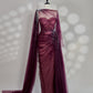 Girlhomeshops-Black/Wine Red/Light Brown Exquisite Beaded Sweetheart Collar Long Tulle Prom Dress Evening Dress Party Dress gh5386