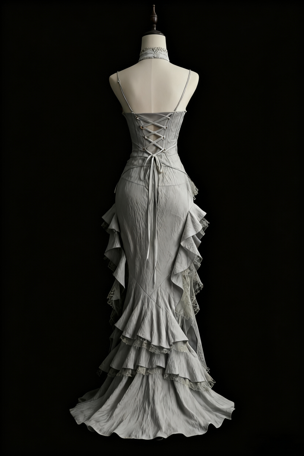 Grey Retro Fashion Elegant Long/Short Lace Homecoming Dress Prom Dress Evening Gown gh3443