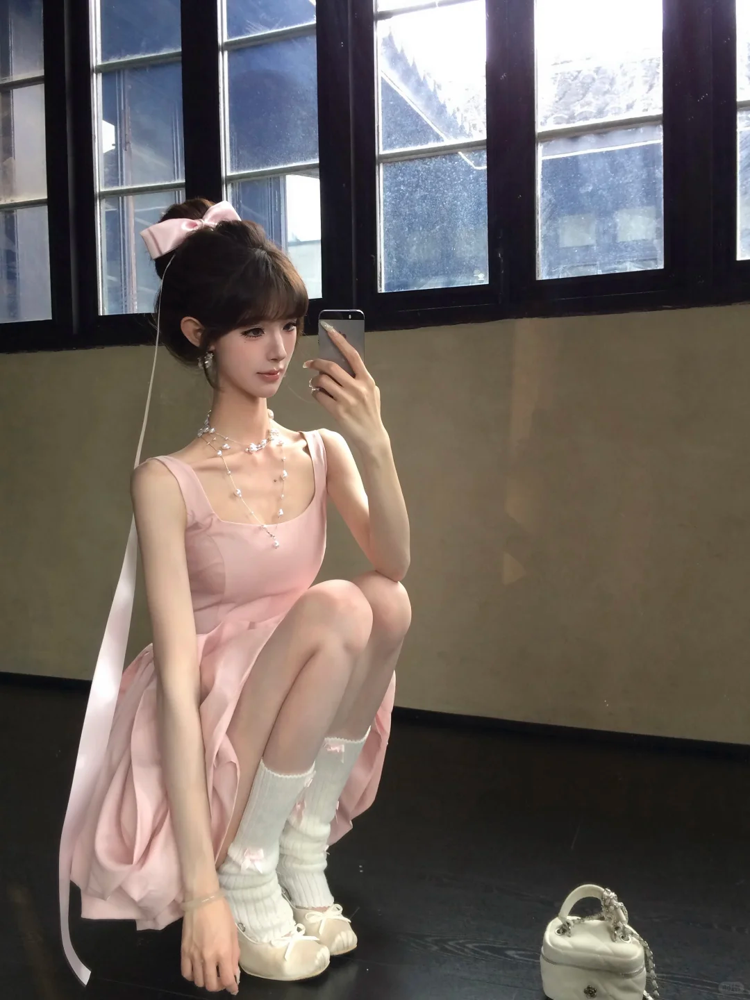 Women Sweet Pink Square Neck Homecoming Dress Wide Strap High Waist Irregular Ruffle Puffy Short Party Dress gh9425