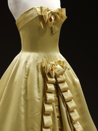 girlhomeshops--Yellow Satin Long Princess Elegant Ball Gown gh5597