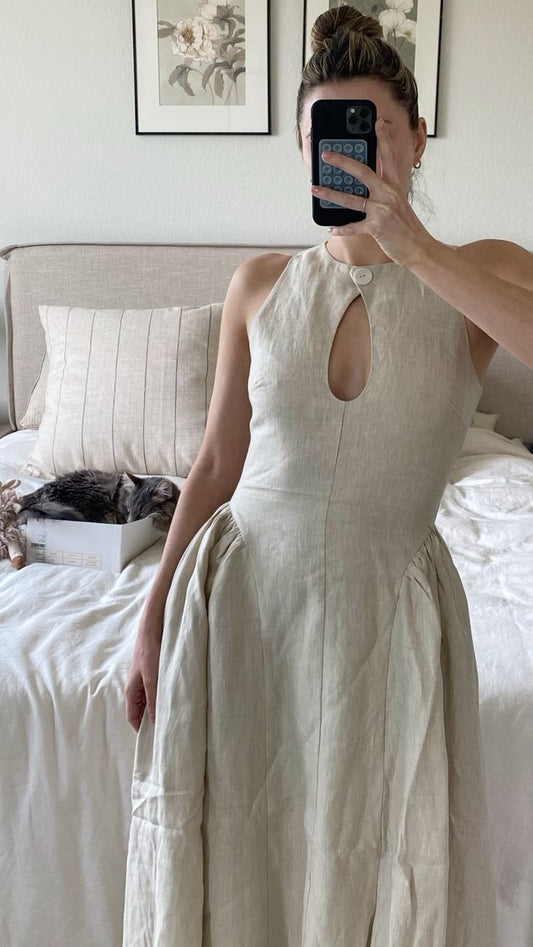 girlhomeshops--Simple Long casual and comfortable dress for women gh5706