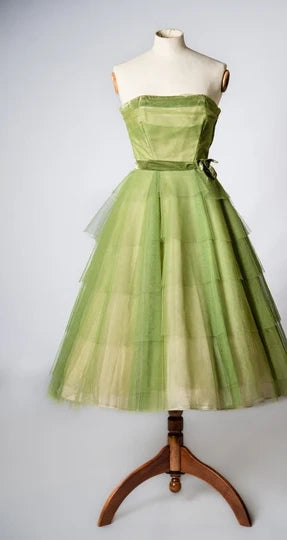 Grünes Retro-Mode elegante süße kurze Heimkehrkleid Ballkleid Abendkleid Abschlusskleid gh3673