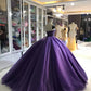 Robe de soirée longue en tulle violet, magnifique et exquise, ornée de perles, à la mode, gh3568