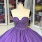 Robe de soirée longue en tulle violet, magnifique et exquise, ornée de perles, à la mode, gh3568