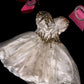 Robe de soirée courte en tulle ornée de perles et de paillettes, magnifique robe de bal, robe d'anniversaire, gh4458