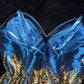 Blue gold beaded sequined gorgeous short homecoming dress satin party dress birthday dress gh4459