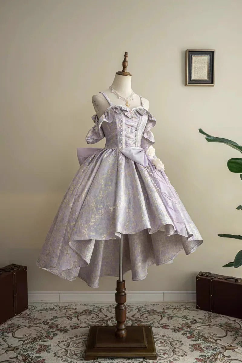 Girlhomeshops-Rosa Kleid, lila Kleid, blaues Kleid, elfenbeinfarbenes Kleid, kurzes Kleid, Lolitakleid, süßes Kleid, niedliches Kleid gh5140