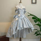 Girlhomeshops-Rosa Kleid, lila Kleid, blaues Kleid, elfenbeinfarbenes Kleid, kurzes Kleid, Lolitakleid, süßes Kleid, niedliches Kleid gh5140