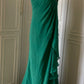 💚Grünes, perlenbesetztes Vintage-Kleid mit einer Schulter, stilvolles langes Chiffon-Kleid für Hochzeitsgäste, Ballkleid, Abendkleid, Gatsby-Beauty-Partykleid, gh4391
