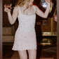 girlhomeshops--White And Pink Gradient Exquisite Beaded Short Homecoming Dress gh5639
