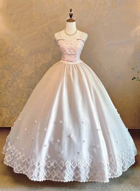 Pink long ball dress gh6916