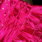 Rosa Perlen Homecoming Kleid Mode Kurze Satin Ballkleid Abendkleid gh4421