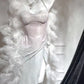 Rosa silber glänzend mode moderne farbverlauf lange satin elegante ballkleid abendkleid dinner-kleid gh4731