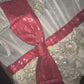 Champagner Perlen Pailletten Langes Tüll Ballkleid Abendkleid gh4424