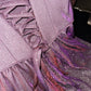 Lila, modisches, wunderschönes, glänzendes, elegantes langes Kleid gh6645