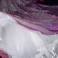Lila, modisches, wunderschönes, glänzendes, elegantes langes Kleid gh6645