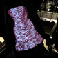Purple Fashion Homecoming Dress Short Satin Party Dress Birthday Dress gh4455