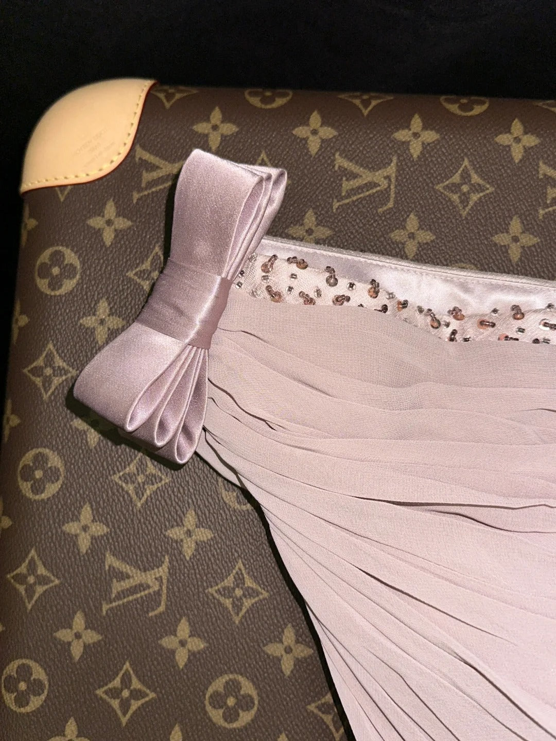 Lila Homecoming-Kleid, modisch, perlenbesetzt, kurzes Tüll-Ballkleid, Abendkleid gh4419