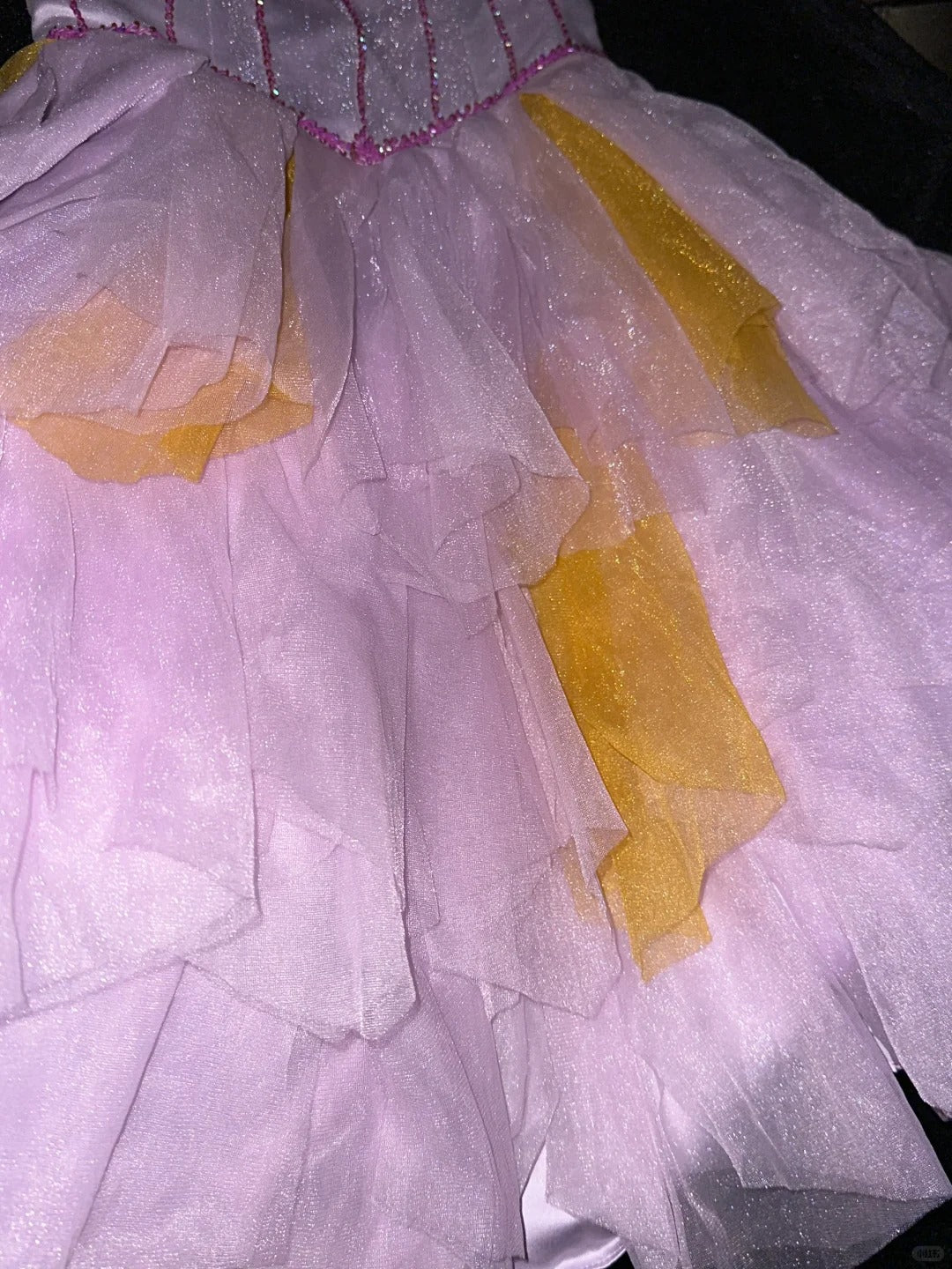 Robe de soirée courte en tulle et tulle, robe de princesse violette à perles, gh4428