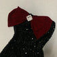 Robe de soirée courte à paillettes et diamants scintillants, robe de bal, robe de cocktail, robe de soirée, robe de bal, robe de soirée ...