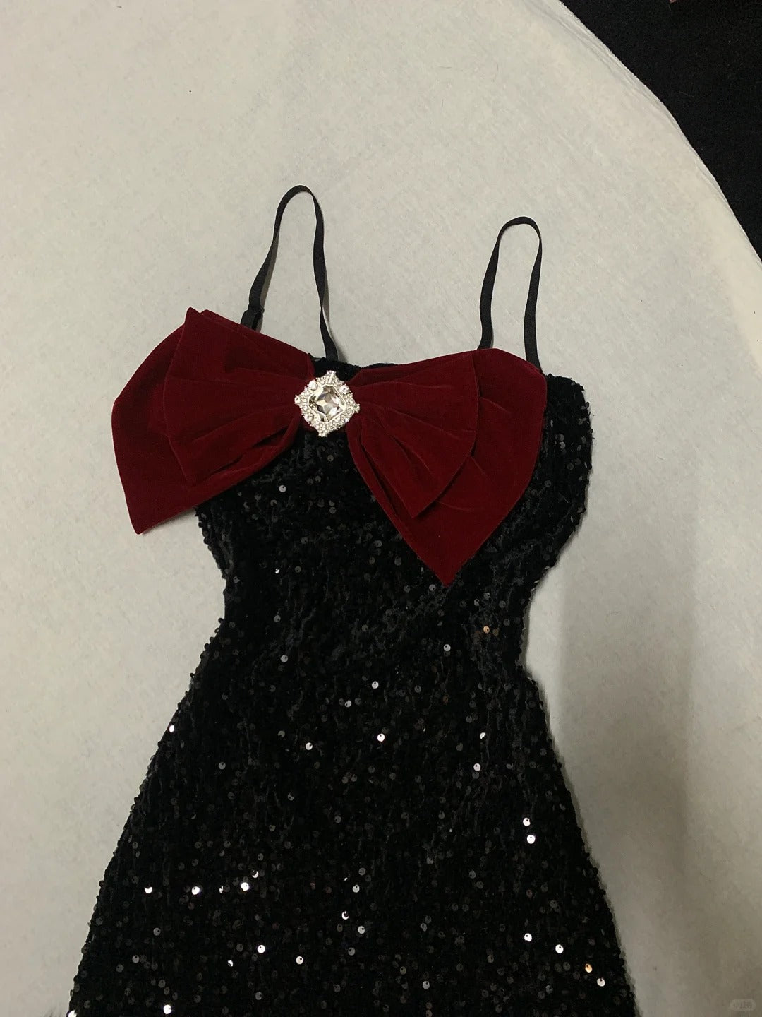 Robe de soirée courte à paillettes et diamants scintillants, robe de bal, robe de cocktail, robe de soirée, robe de bal, robe de soirée ...