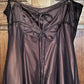 Rosa Braun Vintage Exquisite Perlen Spaghetti Strap Lange Tüll Elegante Ballkleid Abendkleid Partykleid Ballkleid gh3153