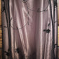 Rosa Braun Vintage Exquisite Perlen Spaghetti Strap Lange Tüll Elegante Ballkleid Abendkleid Partykleid Ballkleid gh3153