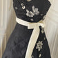 Black and White Elegant Stylish Exquisite Beaded Midi/Short Satin Homecoming Dresses Prom Dresses Evening Dresses Party Dresses Prom Dresses gh3999
