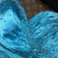 Robe de soirée longue en satin bleu avec strass, magnifique robe de soirée, robe d'anniversaire, gh4457