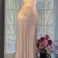 Pink shimmering elegant long tulle dress gh7075