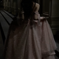 Pink Shiny Elegant Back lace Up Long Evening Gown gh6776