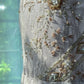 Girlhomeshops--Silver-gray exquisite beaded long vintage lace fishtail prom dress gh5470