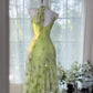 Green Elegant Romantic Chiffon Long/Short Homecoming Dress Prom Dress Evening Dress gh4399