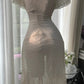 Elfenbein Elegantes Kurzes Heimkehrkleid Chiffon Ballkleid Abendkleid Partykleid gh4748