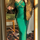 Vintage-Damenkleid im Maxi-Stil, knöchellang, bestickt – Elegantes, figurbetontes Kleid für Dinnerpartys und Abendveranstaltungen gh6486