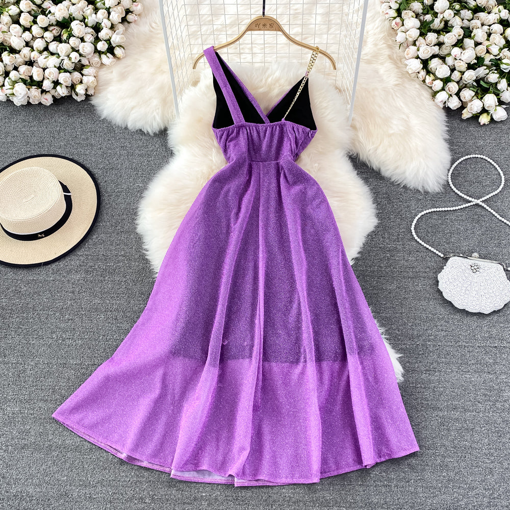 High-End-Promi-Gastgeber-Bankett mit hoher Taille, schmales Kleid 11134