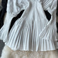 Unique V Neck Long Sleeve Dress Fashion Dress  10911