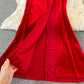 Sexy langes Samtkleid Modekleid 10935