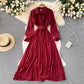 Elegant Chiffon Long Sleeve Dress Fashion Dress  10856