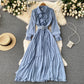 Elegant Chiffon Long Sleeve Dress Fashion Dress  10856