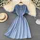 Cute A Line V Neck Short Dress Fashion Dress  10861