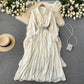 Elegant Chiffon Long Sleeve Dress Fashion Dress  10856
